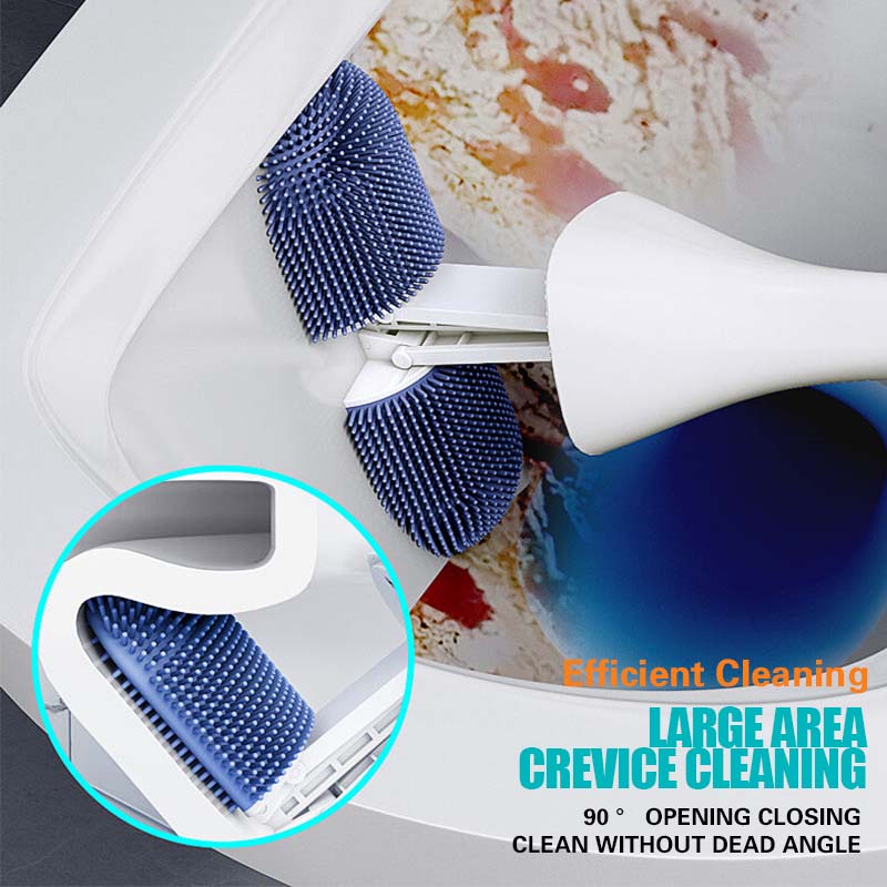 🚽Deep Cleaning Toilet Brush Set – No More Hidden Grime! ✨