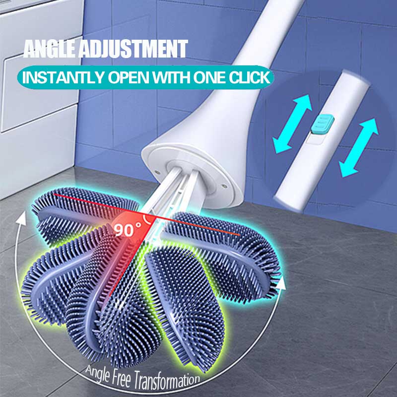 🚽Deep Cleaning Toilet Brush Set – No More Hidden Grime! ✨