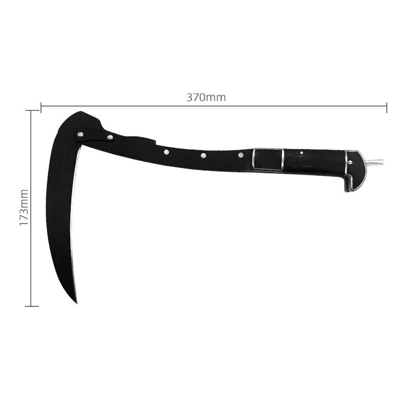 ⚔️ Stainless Steel Folding Scythe: Tough, Sharp, Ready for Action! 🛠️✨