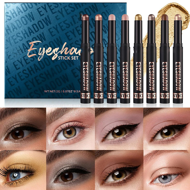💥Buy More Get More Free💥Waterproof Long-Lasting Eyeshadow Stick Set