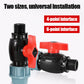 🔥PE Water Pipe Quick Connect Ball Valve