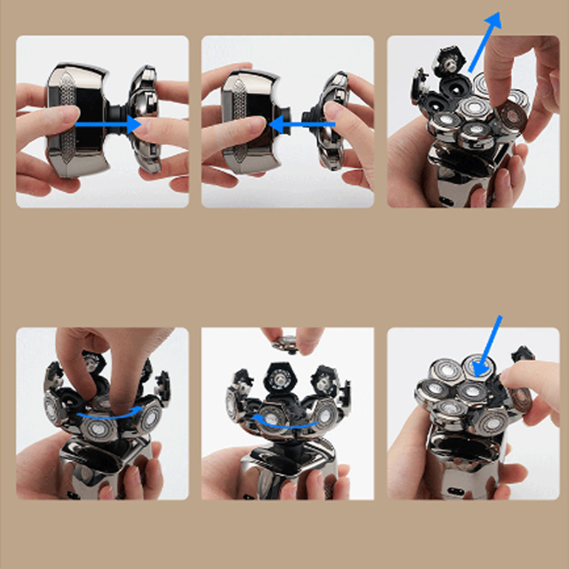 8D Floating Head Electric Shaver