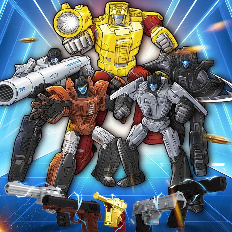 Fun Gorgeous Transformation Alloy Robot Toys