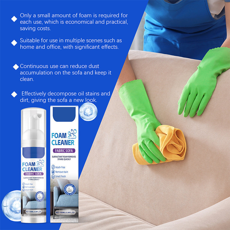 🛋️💨 Powerful Fabric Sofa Foam Cleaner – Stain Lift & Fresh Foam ✨🧼