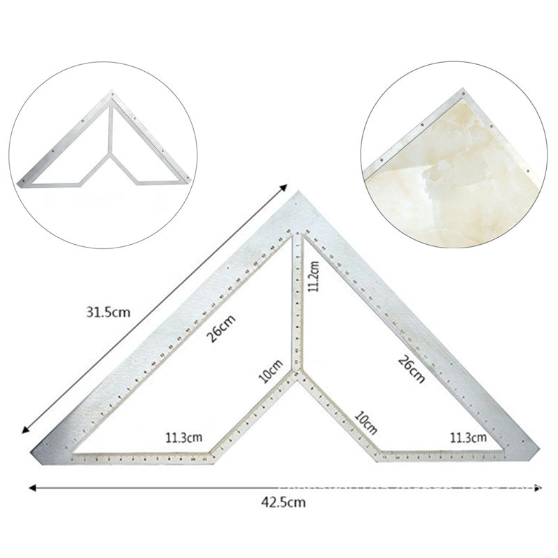🔥Stainless Steel Floor Drain Locator Ruler👍Trusted by professionals👍