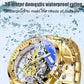 ⏳🔥LIMITED-TIME 50% OFF! ⏰⌚Double-Sided Skeleton Watch – Non-Mechanical Tourbillon, Luminous, 30M Waterproof ✨