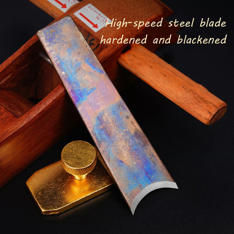 Handcrafted Indonesian Rosewood Half‑Round Plane