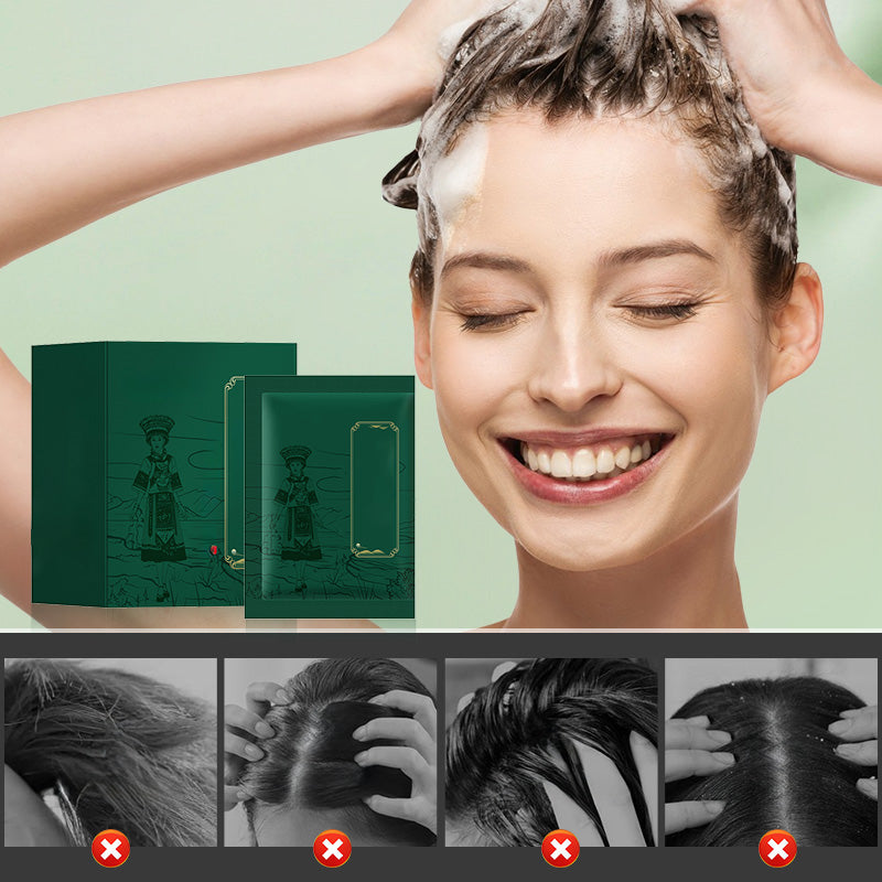 Herbal Anti-Dandruff & Oil-Control Shampoo Powder