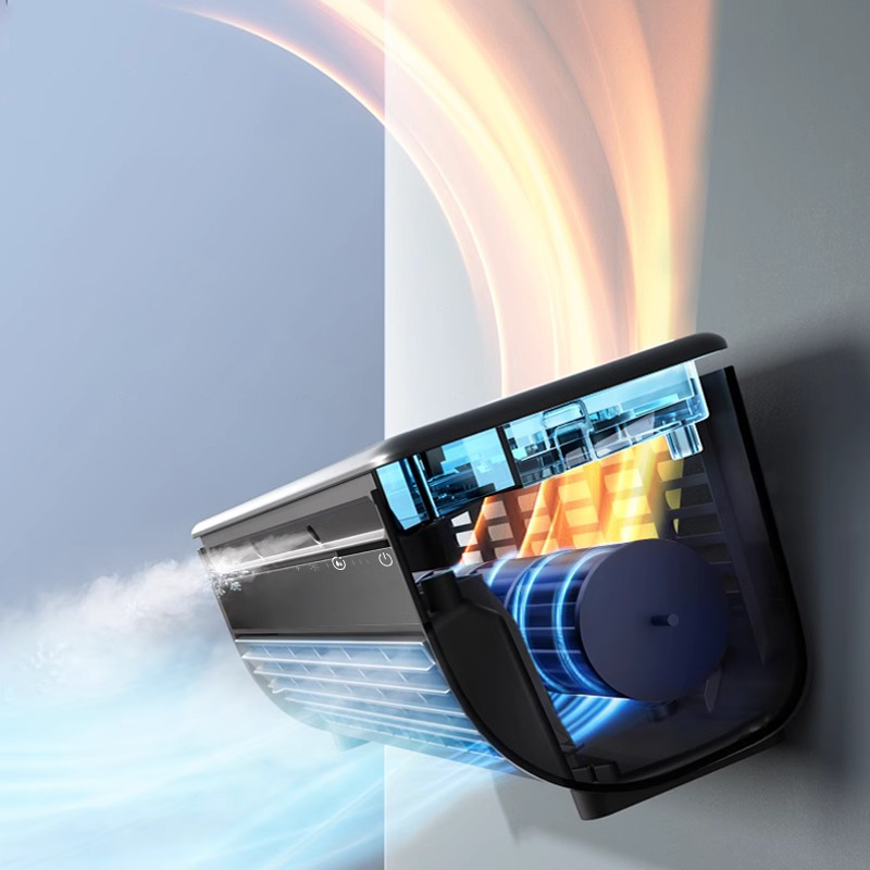Desktop & Wall-Mountable Mini Ice Mist Fan for Kitchen