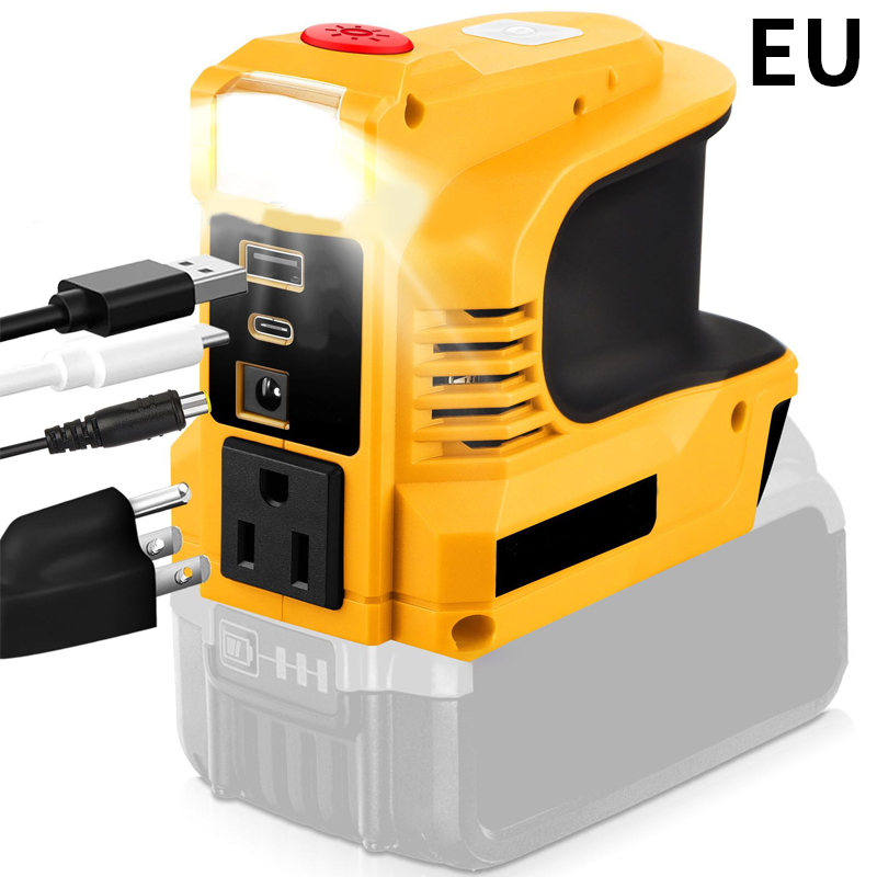 Compact DC to AC Inverter - Suitable for cars, motorhomes, outdoor use, and summer houses