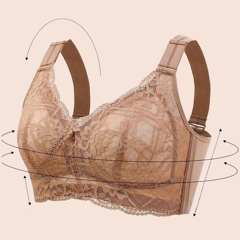 Ultra-Thin Breathable Lace Support & Shaping Bra