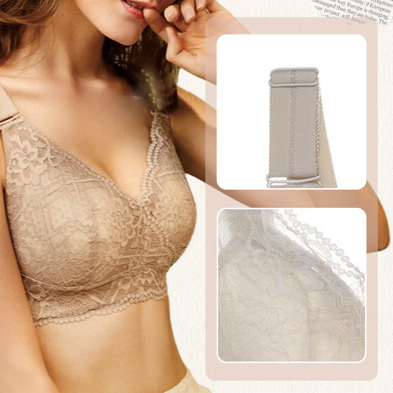 Ultra-Thin Breathable Lace Support & Shaping Bra