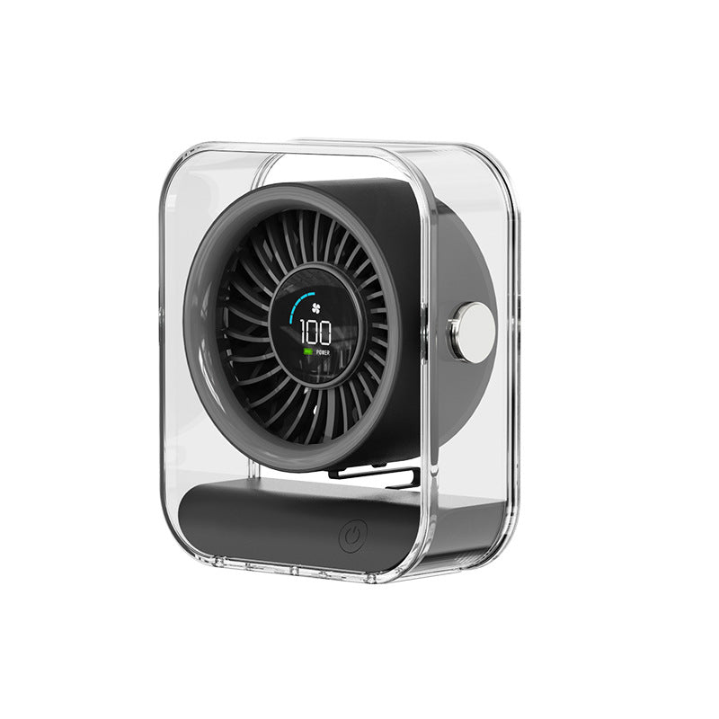 Instant Cooling Portable Turbo Desktop Fan with LED Digital Display