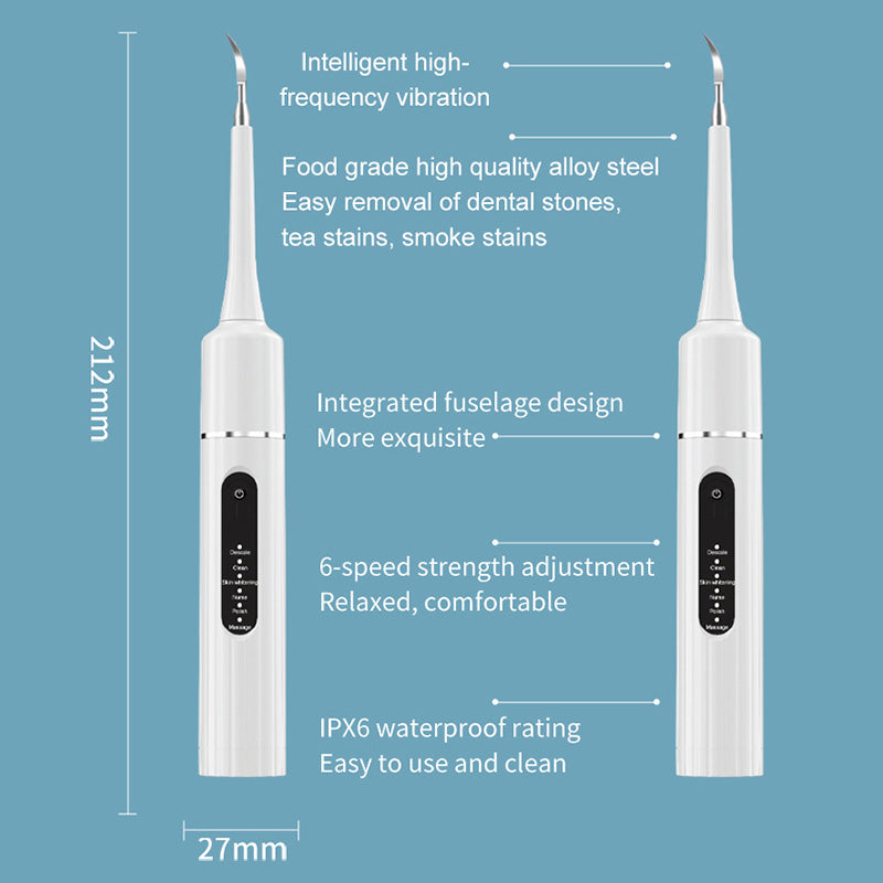 🔥2025 Hot Sale 49% OFF🦷 Sparkling Smile – Pro Ultrasonic Teeth Cleaner with Multi-Speed Control