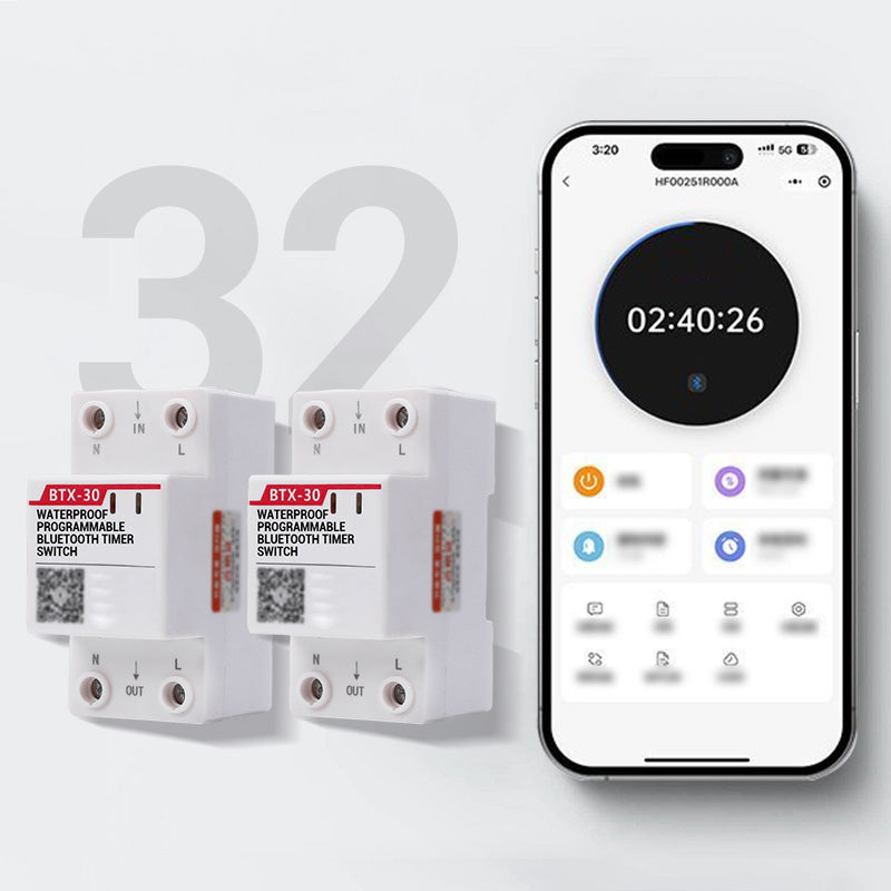 Waterproof Bluetooth Timer Switch