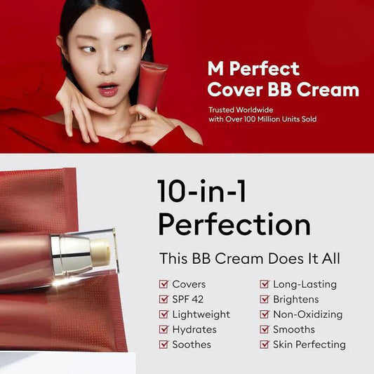 🔥2025 Hot Sale 50% OFF🎁Long Lasting Hydrating BB Cream With SPF 42✨