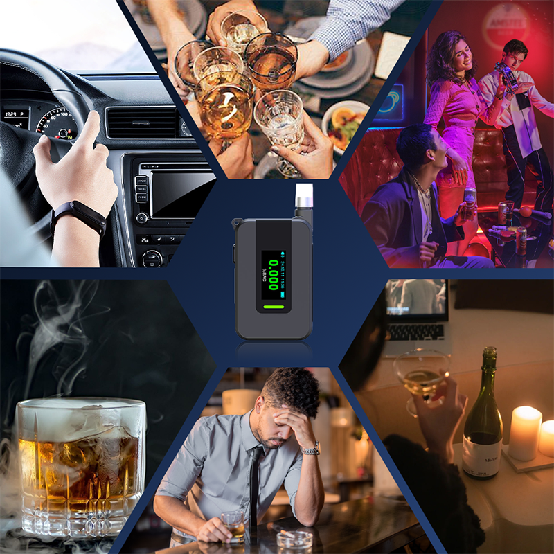 High-Accuracy Electrochemical & Breath Alcohol Tester🔥Know Your Limit in 5 Seconds! 🚗