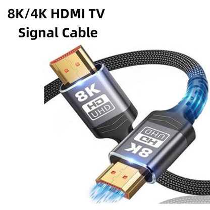 🚀 Ultra HD Experience｜8K/4K HDMI Signal Cable✨