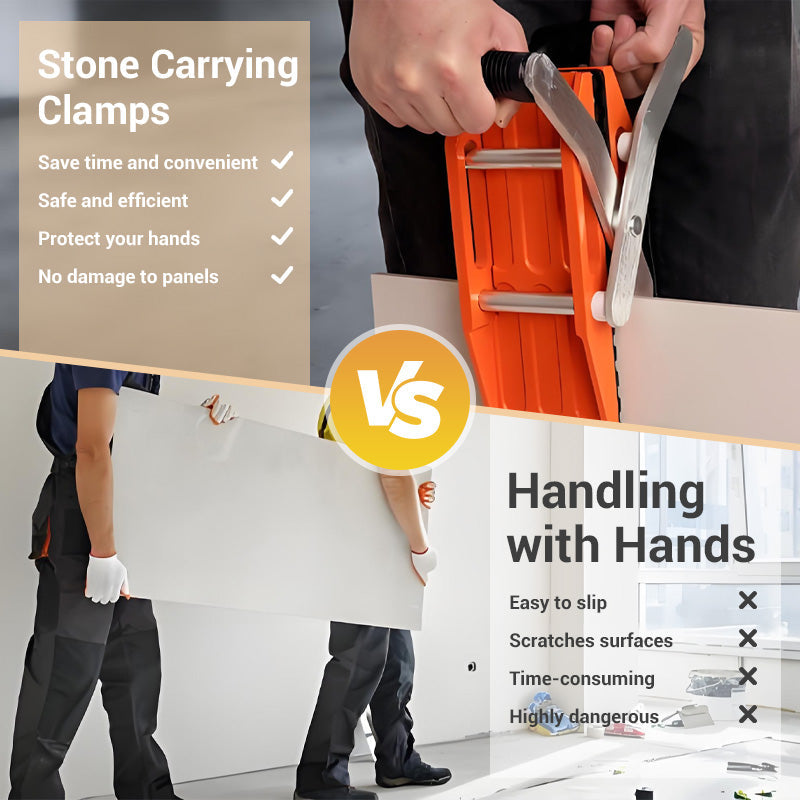 Double Handed Stone Carrying Clamps