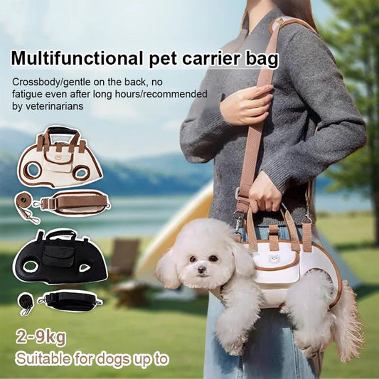 🐶2-in-1 Portable Breathable Pet Carrier – Sling + Backpack | Anywhere, Anytime!