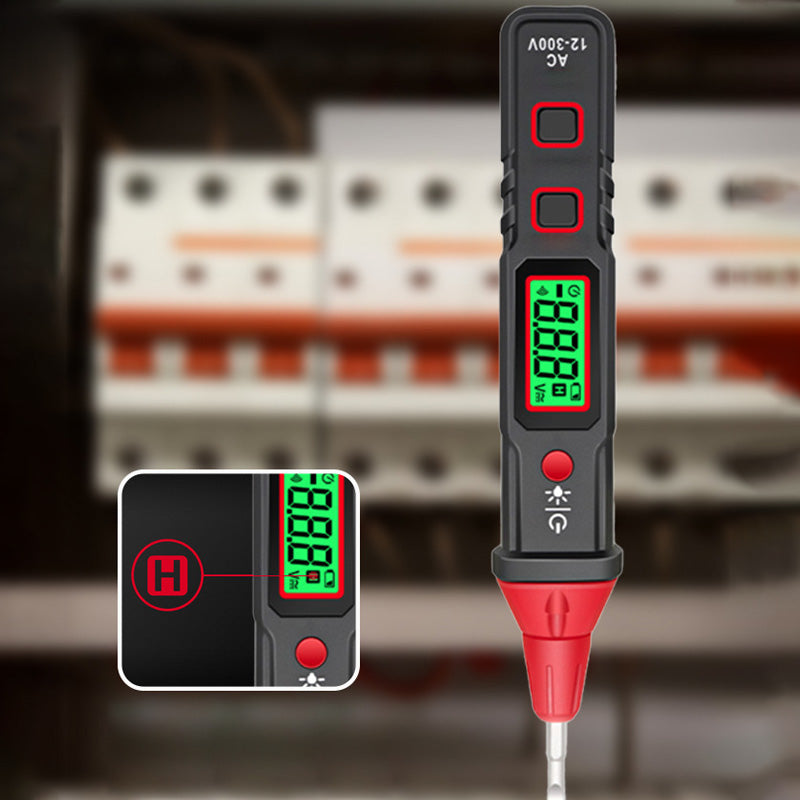 2-In-1 Digital Voltage Tester ＆ Screwdriver with Display