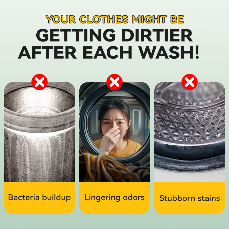 ⚡FLASH SALE!🧼Anti-Odor & Mold Washing Machine Cleaner✨