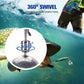 R-Shaped Fishing Lead Weights with Swivel🎣✨