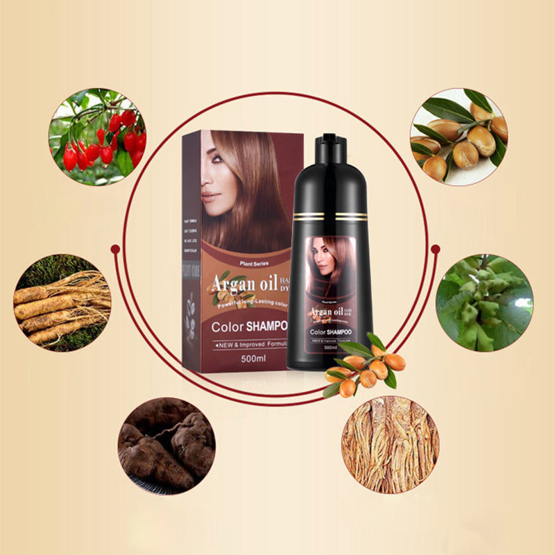 🔥 50% OFF! 🔥2-in-1 Long-Lasting Hair Dye & Shampoo💁‍♀️✨