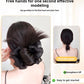 Effortless Low Bun Hair Clip – Natural Voluminous Ponytail Bun Extensions for Women 💇‍♀️✨ 🌸 Lazy Messy Bun Hairpiece with Fluffy Feather Texture – Instant Updo Hair Accessory for Fullness at the Crown 🎀💕