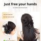 Effortless Low Bun Hair Clip – Natural Voluminous Ponytail Bun Extensions for Women 💇‍♀️✨ 🌸 Lazy Messy Bun Hairpiece with Fluffy Feather Texture – Instant Updo Hair Accessory for Fullness at the Crown 🎀💕