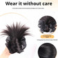 Effortless Low Bun Hair Clip – Natural Voluminous Ponytail Bun Extensions for Women 💇‍♀️✨ 🌸 Lazy Messy Bun Hairpiece with Fluffy Feather Texture – Instant Updo Hair Accessory for Fullness at the Crown 🎀💕