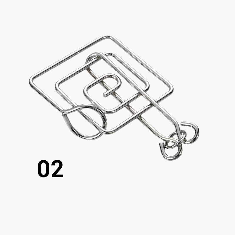 🎁Metal Wire Puzzles - Educational and Entertaining📚