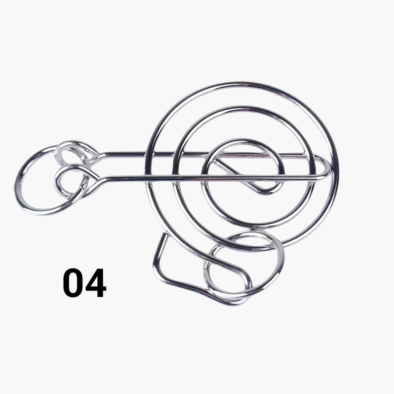 🎁Metal Wire Puzzles - Educational and Entertaining📚