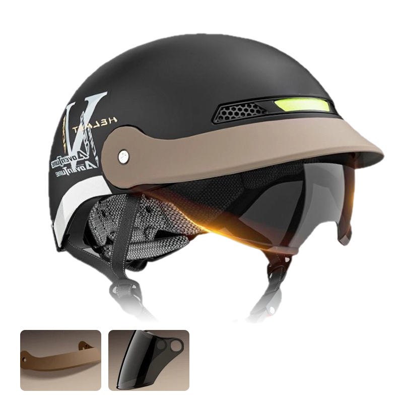 🛡️Breathable Lightweight Crash-Resistant Motorcycle Helmet