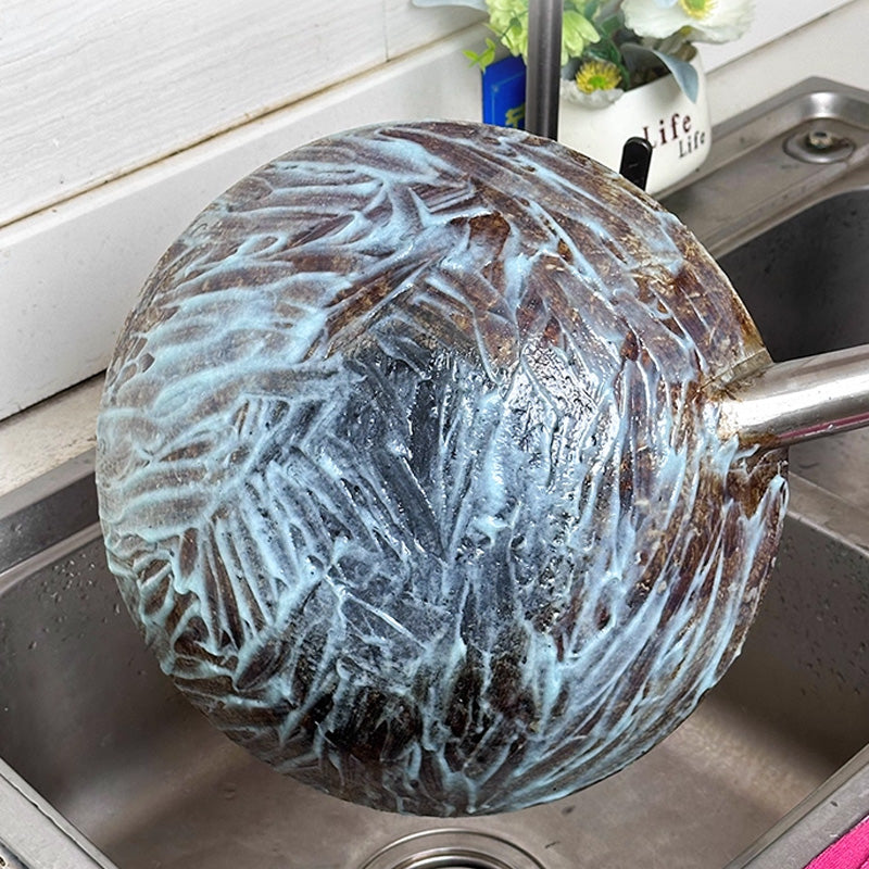 ⏰Burnt Residue Remover Mud Film - Dissolves Stubborn Carbonized Grease in 5 Mins, Non-Toxic & No Scrubbing Needed 🍳📦