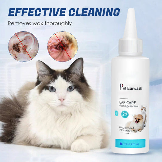 Pet Ear Cleaner Enzyme Drops🐾Gentle & Effective Care! 🐶🐱