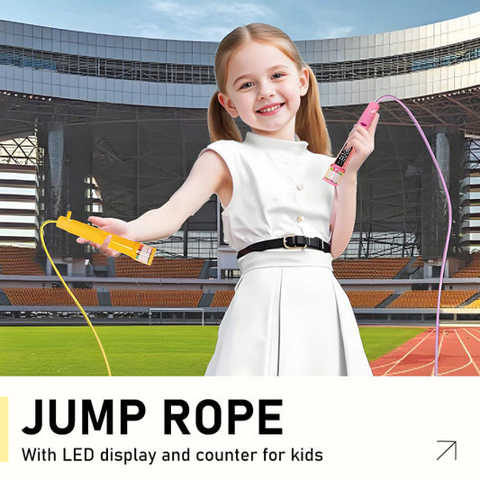 Jump Rope with LED Display and Counter for Kids