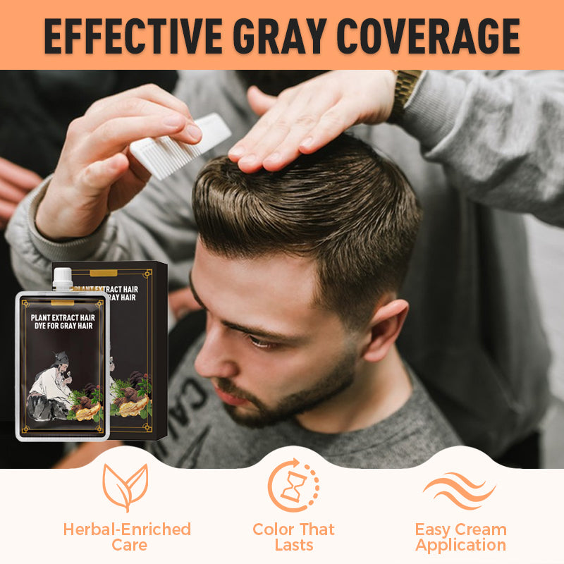 💆‍♀️🌿Plant Extract Hair Dye for Gray Hair