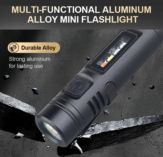 💥Multi-Functional Aluminum Alloy Mini Flashlight|BUY 2 GET 1 FREE🔦✨