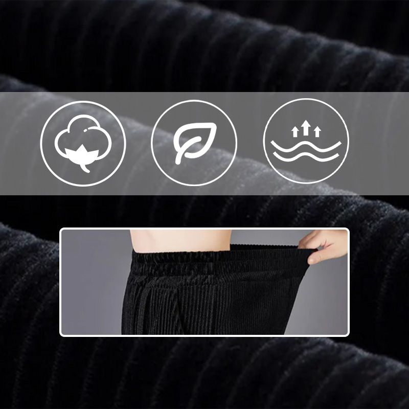 ⏳Time-Limited Special⏰Women's High Waist Corduroy Warm Pants