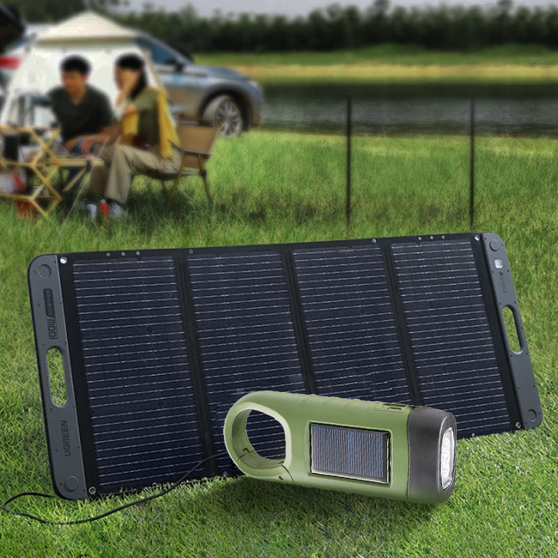 ⏳Time-Limited Special⏰Outdoor Emergency Lamp (Hand Crank + Solar + USB Charging)