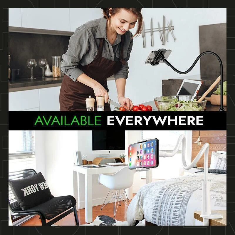 📱 50% OFF BEST PRICE! ✨ DeskSide Flexible Phone Holder - 360° Adjustable Gooseneck with Secure Grip for Office & Home Use 💻📲