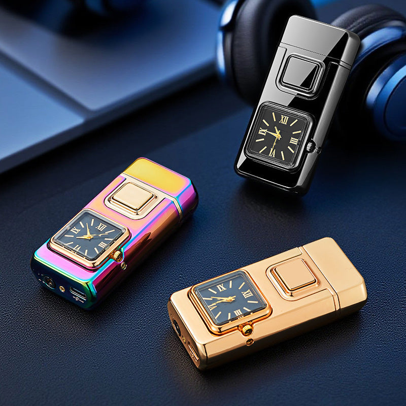 🔥HOT SALE🔥Multifunctional Creative Lighter with Integrated Watch🚀