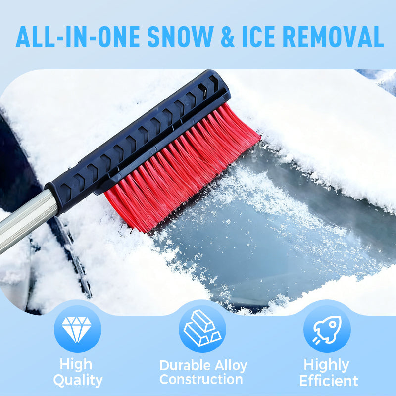 🚨 All-in-One Winter Car Care Kit: Dual-Head Snow Broom & Ice Scraper!