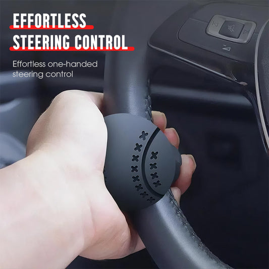 🛒 BUY 2, GET 3! ✨ Ergonomic Steering Wheel Knob - Anti-slip design for better grip in all conditions 🔧💫