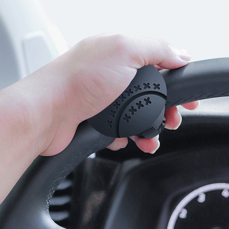 🛒 BUY 2, GET 3! ✨ Ergonomic Steering Wheel Knob - Anti-slip design for better grip in all conditions 🔧💫