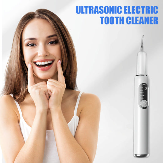 🦷 Ultrasonic Electric Tooth Cleaner - Deep Clean & Whitening at Home Like a Dentist! ✨