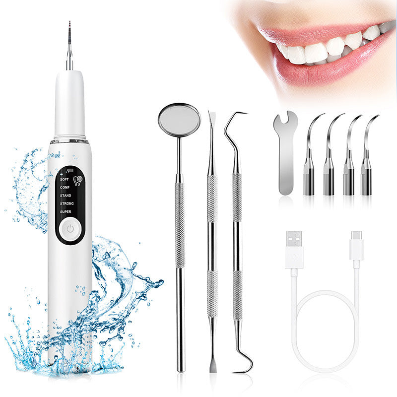 🦷 Ultrasonic Electric Tooth Cleaner - Deep Clean & Whitening at Home Like a Dentist! ✨