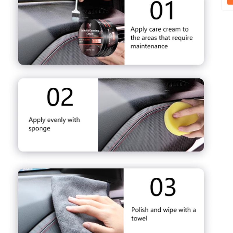 🧼Interior Cleaning Cream for Cars|BUY 2 GET 1 FREE🚗
