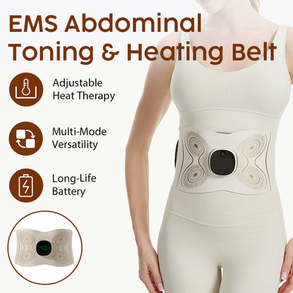 🔥 Effortless Fat Burning at -50% OFF🔥EMS Abdominal Toning & Heating Belt